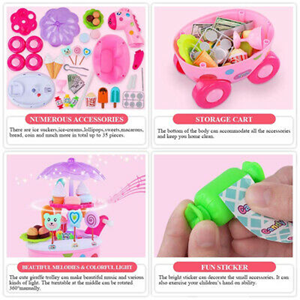 اسباب بازی نوزادی ماشین برقی آب نبات بستنی فروشی مدل زرافه Candy Ice Cream Car _اسباب بازی نوزادی